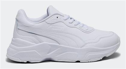 Puma Cassia Γυναικεία Chunky Sneakers Λευκά