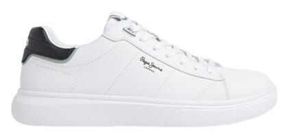 Pepe Jeans Eaton Basic Ανδρικά Sneakers Λευκά