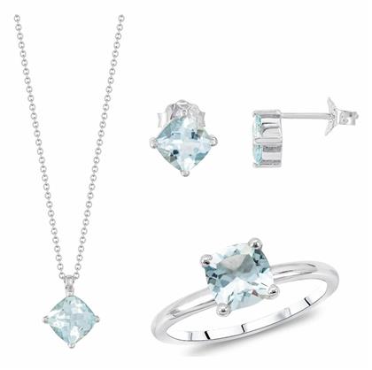 Kiriakos Gofas Σετ Κοσμημάτων από Λευκόχρυσο 18K