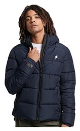 Superdry Ανδρικό Χειμωνιάτικο Μπουφάν Puffer Navy Μπλε