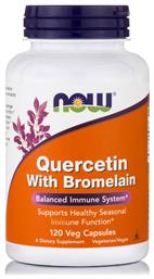 Now Foods Quercetin with Bromelain 120 φυτικές κάψουλες Μήλο