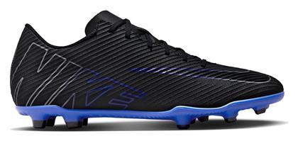 Nike Mercurial Vapor 15 Club FG/MG Χαμηλά Ποδοσφαιρικά Παπούτσια με Τάπες Μαύρα