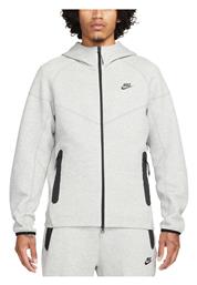 Nike Ανδρική Φούτερ Ζακέτα με Κουκούλα και Τσέπες Γκρι από το E-tennis