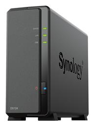 Synology DiskStation DS124 NAS για ένα HDD/SSD