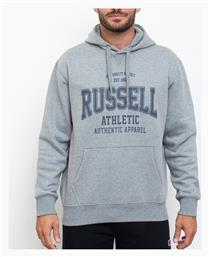 Russell Athletic Ανδρικό Φούτερ με Κουκούλα Γκρι από το Zakcret Sports
