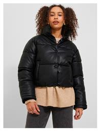Jack & Jones Μπουφάν Puffer από Δερματίνη