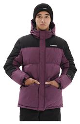 Emerson Μπουφάν Puffer Mauve/Black