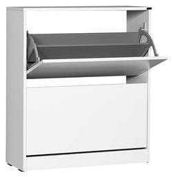 Ξύλινη Mason με 2 Ράφια Λευκό 73x26x84cm SHC-520-BB-1