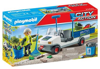 Playmobil City Action Ηλεκτρικό Όχημα Οδοκαθαριστή για 4-10 ετών