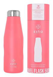 Estia Travel Flask Save the Aegean 500ml Fusion Coral