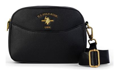 U.S. Polo Assn. Stanford Γυναικεία Τσάντα Ώμου Μαύρη