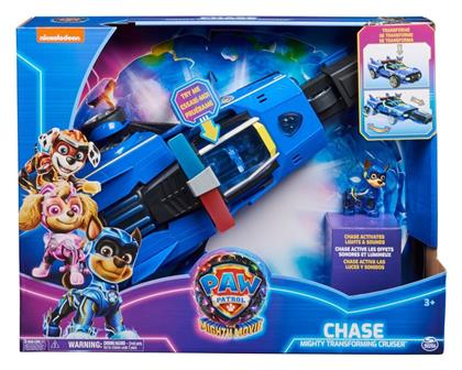 Spin Master The Mighty Movie Αυτοκινητάκι Paw Patrol Chase Mighty Transforming Cruiser για 3+ Ετών