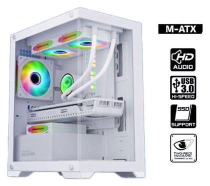 Armaggeddon Aquaron Gaming Midi Tower με Πλαϊνό Παράθυρο