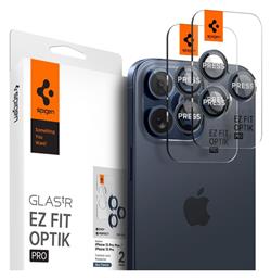 Spigen tR EZ Fit Optik Pro Προστασία Κάμερας Tempered Glass Blue Titanium για το iPhone 14 Pro / Pro Max / 15 Pro / Pro Max.