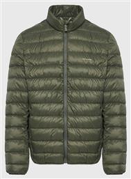 Funky Buddha Ανδρικό Χειμωνιάτικο Μπουφάν Puffer Χακί από το Outletcenter