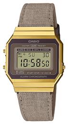 Casio Vintage Ρολόι Μπαταρίας με Υφασμάτινο Λουράκι