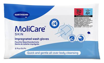 Hartmann Molicare Skin Impregnated Wash Gloves 8τμχ
