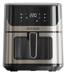 Black & Decker Air Fryer 6.5lt Ασημί ES9730070B