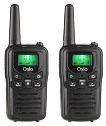 Osio OPM-1050 Walkie Talkie 0.5W με Μονόχρωμη Οθόνη Σετ 2τμχ