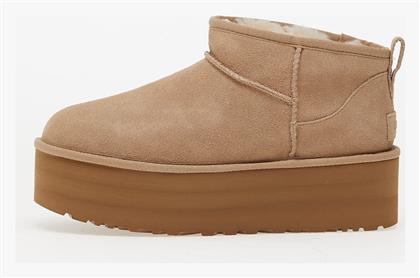 Ugg Australia Γυναικεία Μποτάκια Μπεζ