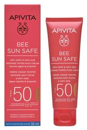 Apivita Bee Sun Safe Anti-spot & Anti-age SPF50 Αντηλιακή Κρέμα 50ml