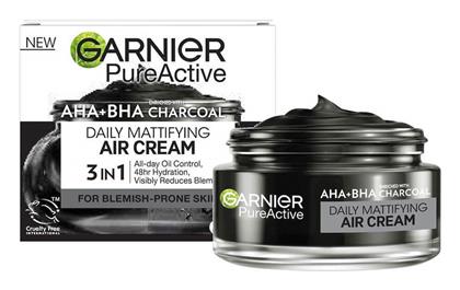 Garnier Pure Active Aha+bha Charcoal Ενυδατική Κρέμα 50ml