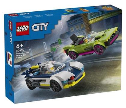 Lego City Police Car And Muscle Car Chase για 6+ Ετών