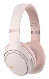 Havit H630BT PRO Ασύρματα / Ενσύρματα Over Ear Ακουστικά με 50 ώρες Λειτουργίας Ροζ 21.05.0126