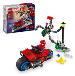 Lego Spider-Man Motorcycle Chase: Spider-man Vs. Doc Ock για 6+ Ετών