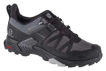 Salomon X Ultra 4 GTX Ανδρικά Ορειβατικά Παπούτσια Αδιάβροχα με Μεμβράνη Gore-Tex Γκρι