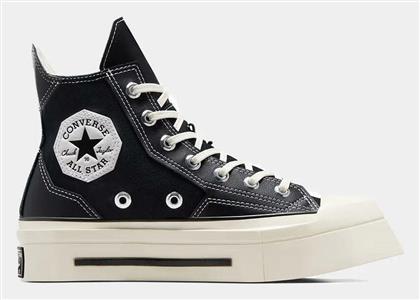 Converse Chuck 70 De Luxe Square Unisex Flatforms Sneakers Μαύρα