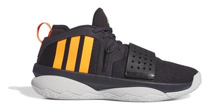 adidas Dame 8 Extply Χαμηλά Μπασκετικά Παπούτσια Aurora Black / Signal Orange / Dash Grey