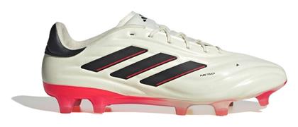 adidas Copa Pure 2 Elite FG Χαμηλά Ποδοσφαιρικά Παπούτσια με Τάπες Λευκά