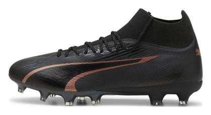 Puma Ultra Pro FG/AG Ψηλά Ποδοσφαιρικά Παπούτσια με Τάπες Μαύρα