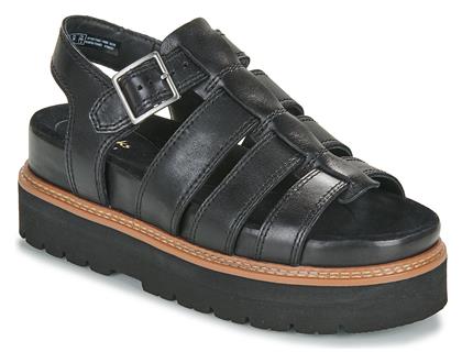 Clarks Orianna Twist Γυναικεία Σανδάλια Flatforms σε Μαύρο Χρώμα από το Spartoo