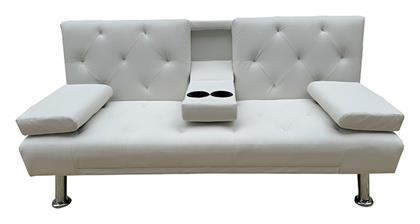 Rest Τριθέσιος Καναπές Κρεβάτι 168x88x79εκ. White