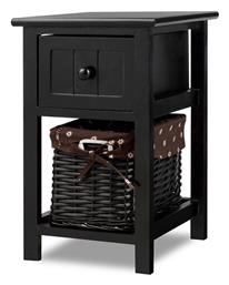 Ξύλινο Μαύρο 31x28x45cm JV11139BK