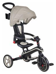 Globber Παιδικό Τρίκυκλο Ποδήλατο Explorer Trike 4 In 1 Πτυσσόμενο, Μετατρεπόμενο με Χειρολαβή Γονέα & Σκίαστρο για 10+ Μηνών Taupe από το Moustakas Toys