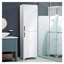 Megapap CHARLIE Στήλη Μπάνιου Δαπέδου Μ49xΒ31.8xΥ173.9cm Λευκή