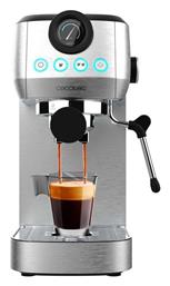 Cecotec Power Espresso 20 Steel Pro Ημιαυτόματη για Αλεσμένο Καφέ Steel