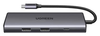 Ugreen CM498 USB-C Docking Station με HDMI 4K PD Ethernet