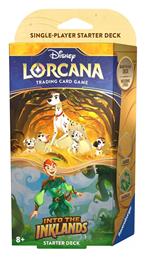 Ravensburger Lorcana Tcg - Into The Inklands: Starter Deck (amber & Emerald) Deck