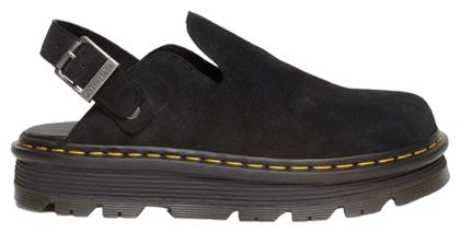 Dr. Martens Zebzag Δερμάτινες Χειμερινές Ανδρικές Παντόφλες Μαύρες