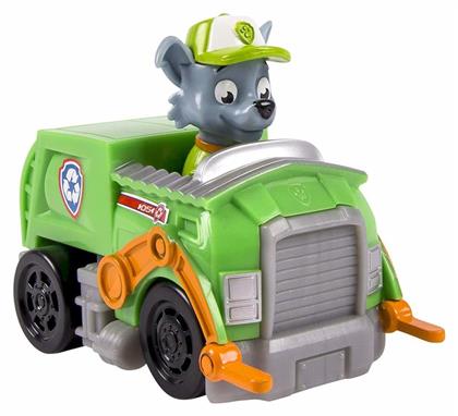 Spin Master Παιχνίδι Μινιατούρα Paw Patrol Rescue Race Rocky για 3+ Ετών