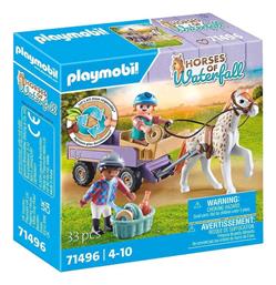 Playmobil Horses Of Waterfall Άλογο Με Άμαξα για 4-10 ετών