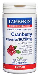 Lamberts Cranberry 18.75mg 60 κάψουλες