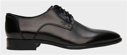 Boss Shoes Δερμάτινα Ανδρικά Σκαρπίνια Black Spazz Point