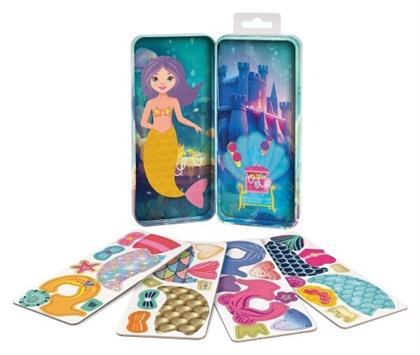 AS Μαγνητικό Παιχνίδι Κατασκευών Magnet Box Tins : Mermaid Princess