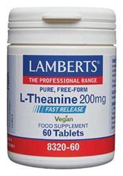 Lamberts L-Theanine 200mg 60 ταμπλέτες Unflavoured