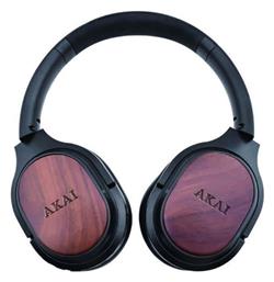 Akai Ασύρματα / Ενσύρματα Over Ear Hi-Fi Ακουστικά με 13 ώρες Λειτουργίας Ασημί BTH-W150ANC